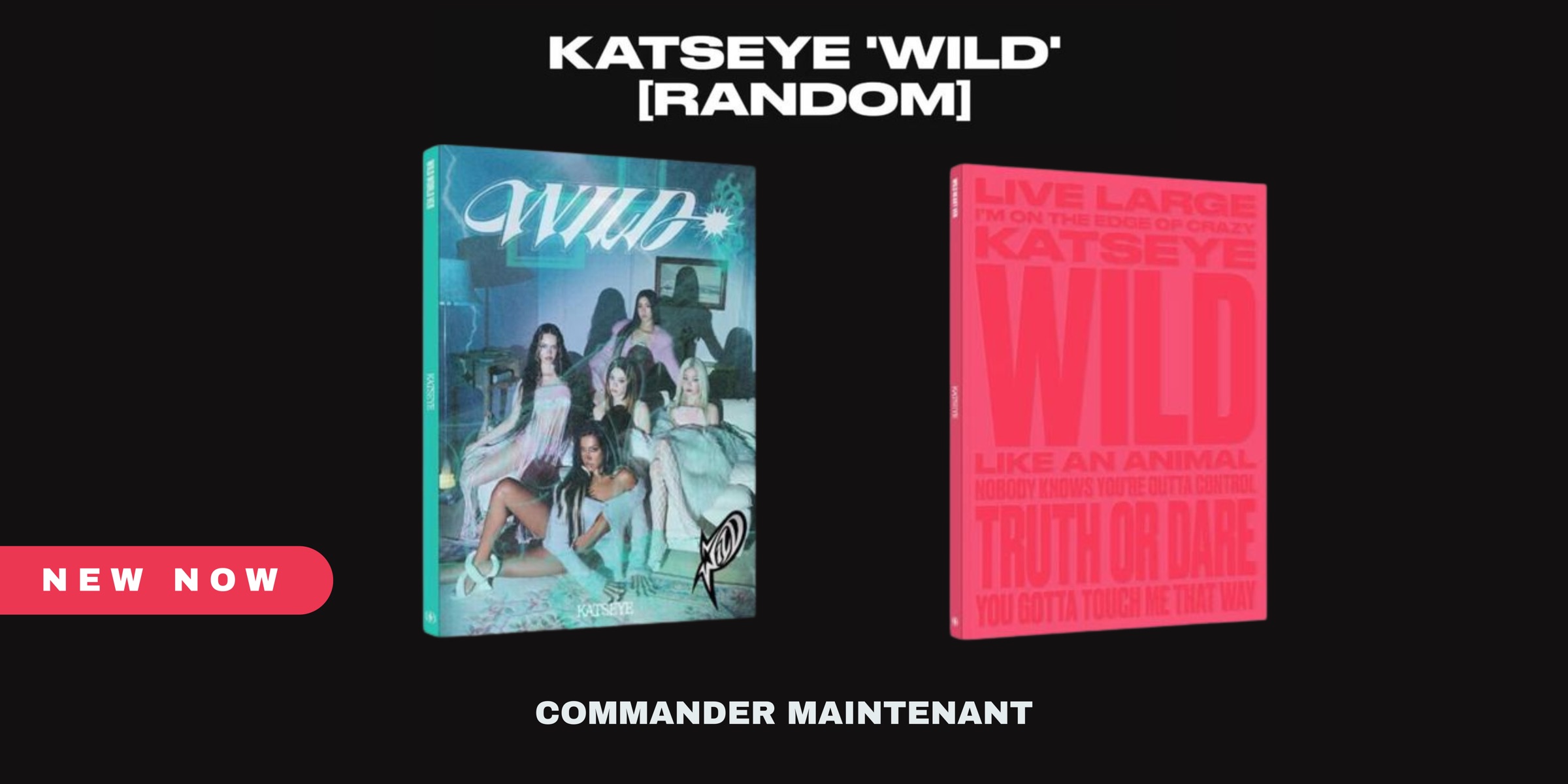 KATSEYE 'WILD' [RANDOM] — Mini Album Vol.3, disponible maintenant